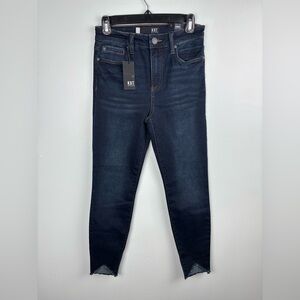 Kut From The Kloth Jeans Womens 2 Connie High Rise Ankle Skinny Raw Hem Denim